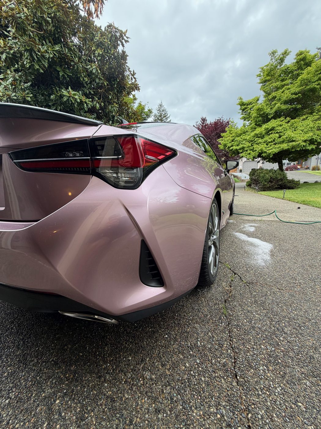 Lexus RC exterior after detail