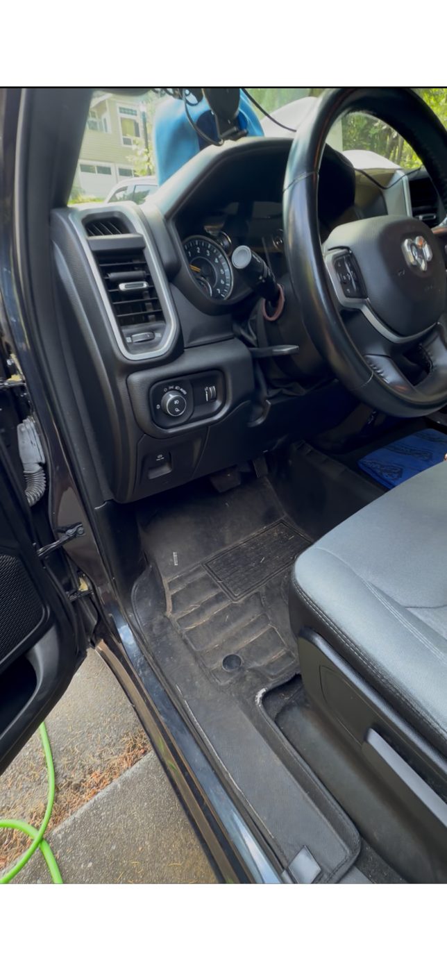 Ram 1500 interior before detail
